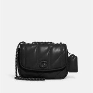 Coach: Pillow Madison Shoulder Bag with Quilting in Black